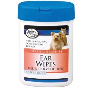מגבונים לניקוי אוזניים לכלב