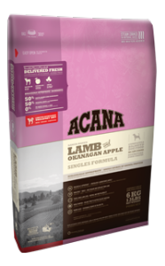 מזון לכלבים אקאנה סינגל כבש ותפוח 11.4 ק"ג-Acana Singles Lamb & Apple