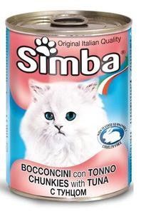 שימורים לחתול סימבה טונה