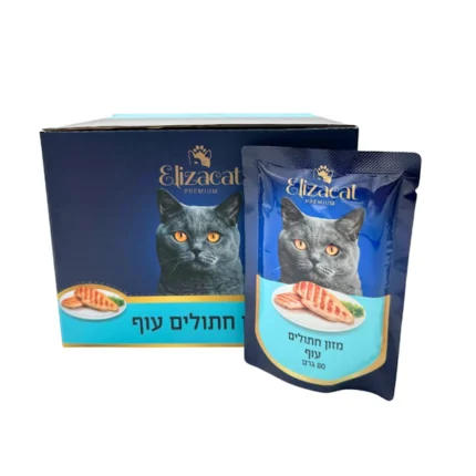 אליזקט פאוץ עוף 80 גרם